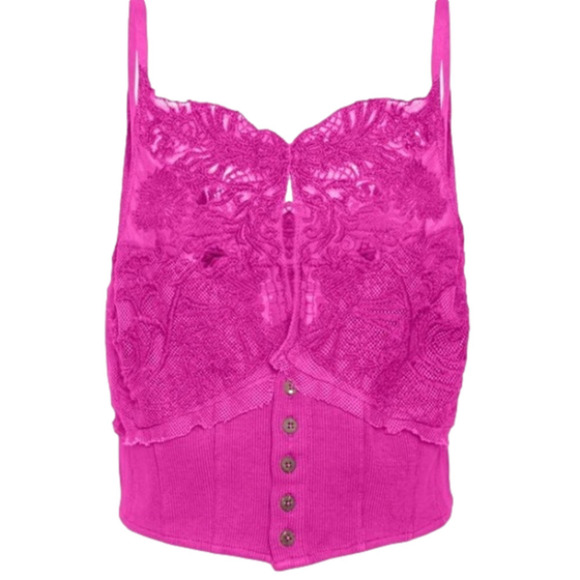 FREE PEOPLE HAVE MY HEART TANK TOP - Size Small - Picture 1 of 14